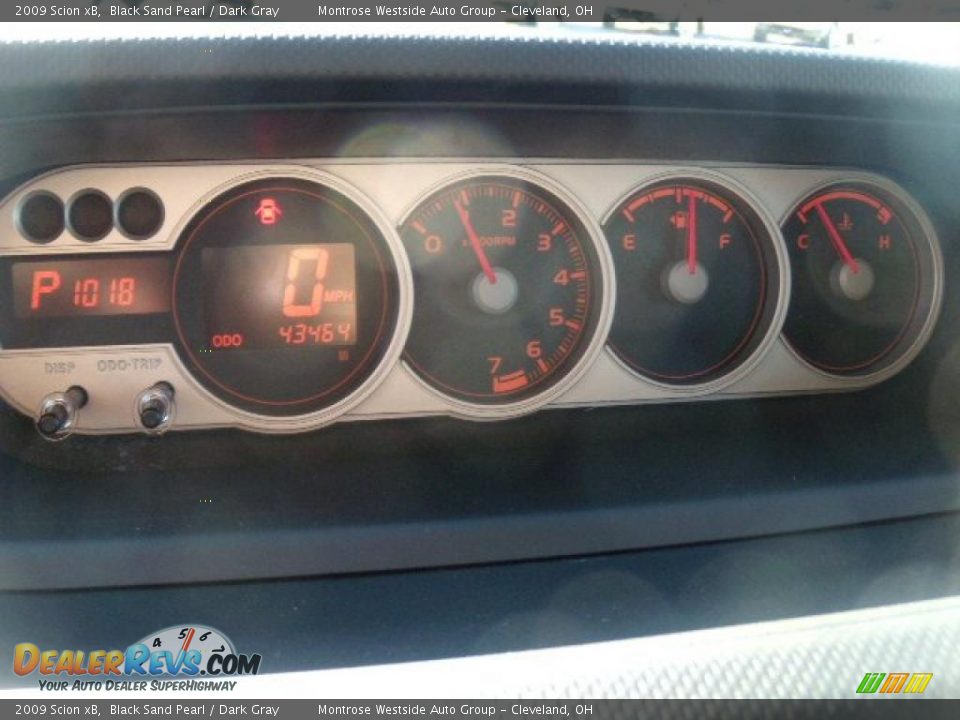 2009 Scion xB Black Sand Pearl / Dark Gray Photo #22