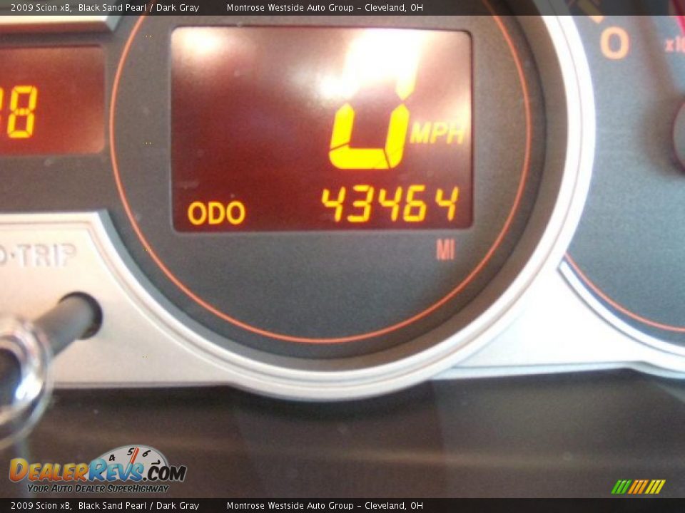 2009 Scion xB Black Sand Pearl / Dark Gray Photo #23