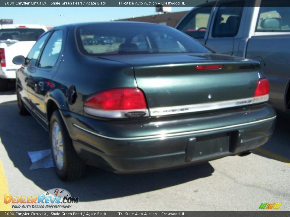 2000 Chrysler Cirrus LXi Shale Green Pearl / Agate Black Photo #3