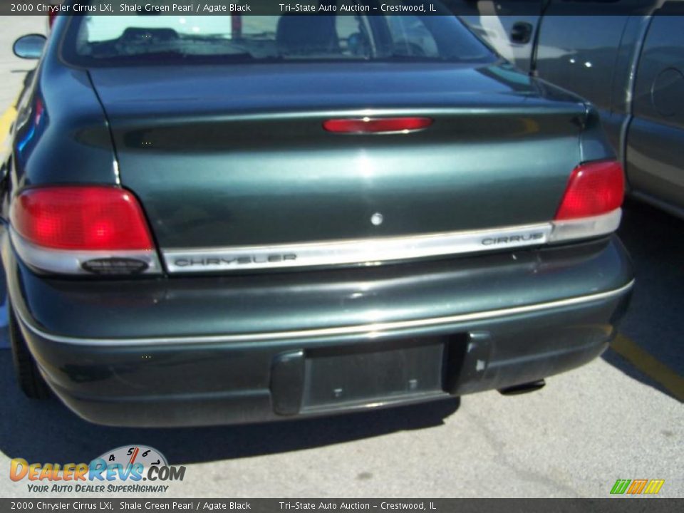 2000 Chrysler Cirrus LXi Shale Green Pearl / Agate Black Photo #5