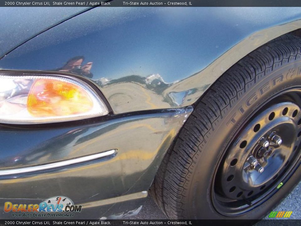 2000 Chrysler Cirrus LXi Shale Green Pearl / Agate Black Photo #6