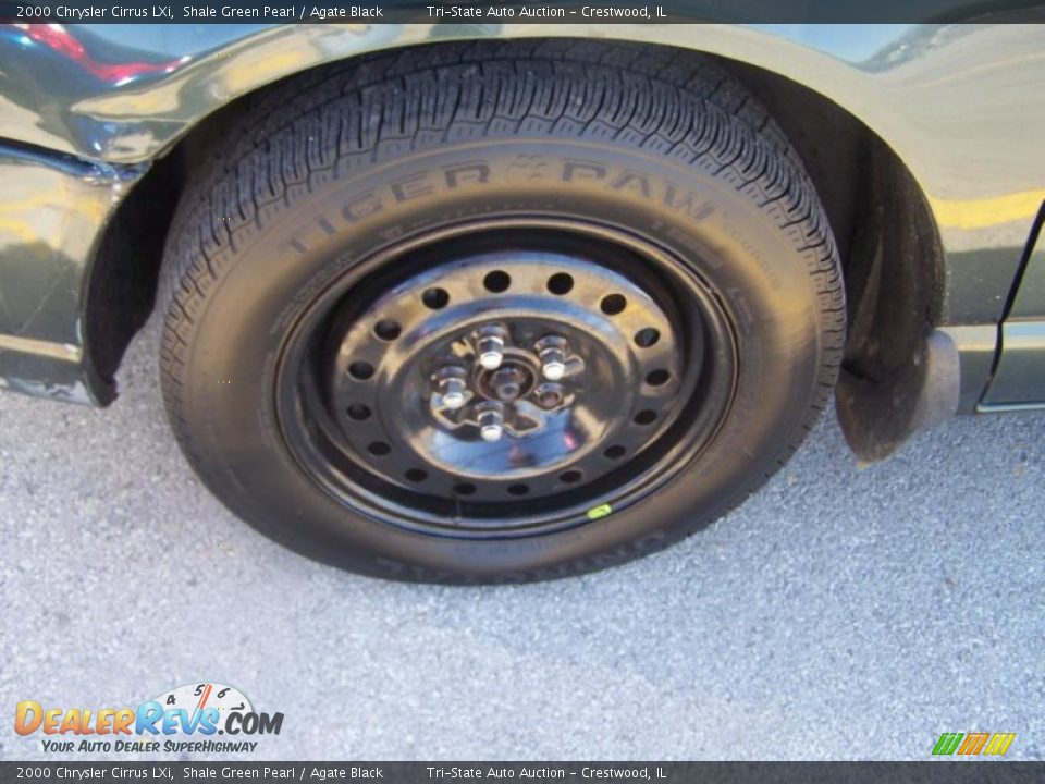 2000 Chrysler Cirrus LXi Shale Green Pearl / Agate Black Photo #7
