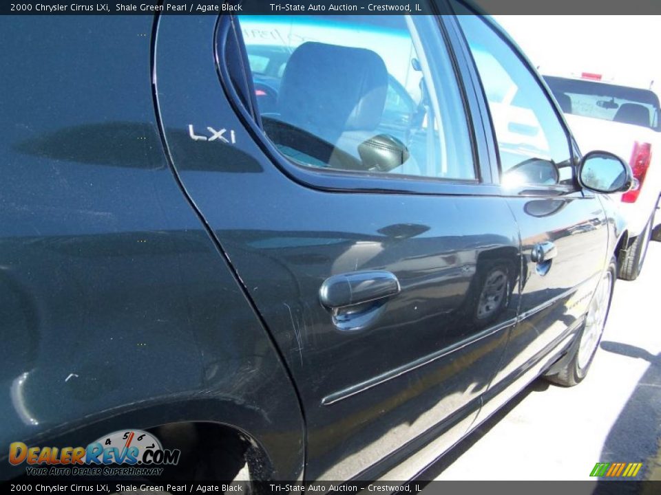 2000 Chrysler Cirrus LXi Shale Green Pearl / Agate Black Photo #9