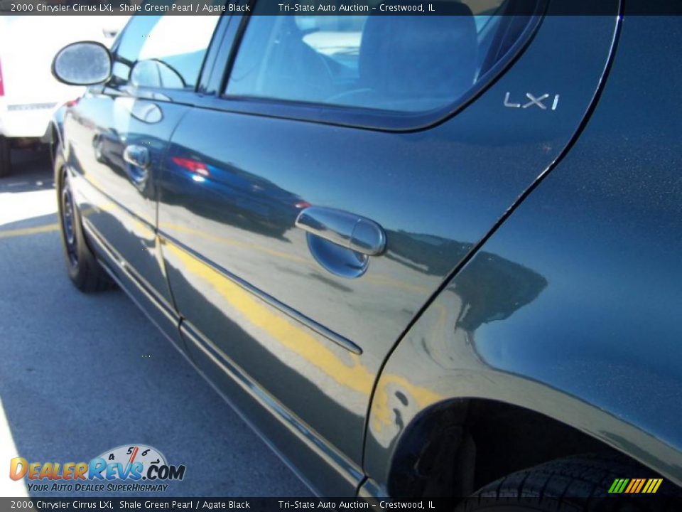2000 Chrysler Cirrus LXi Shale Green Pearl / Agate Black Photo #12