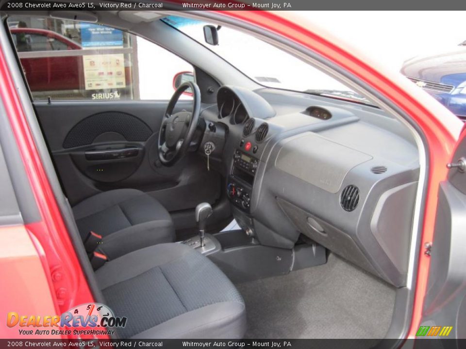 2008 Chevrolet Aveo Aveo5 LS Victory Red / Charcoal Photo #5
