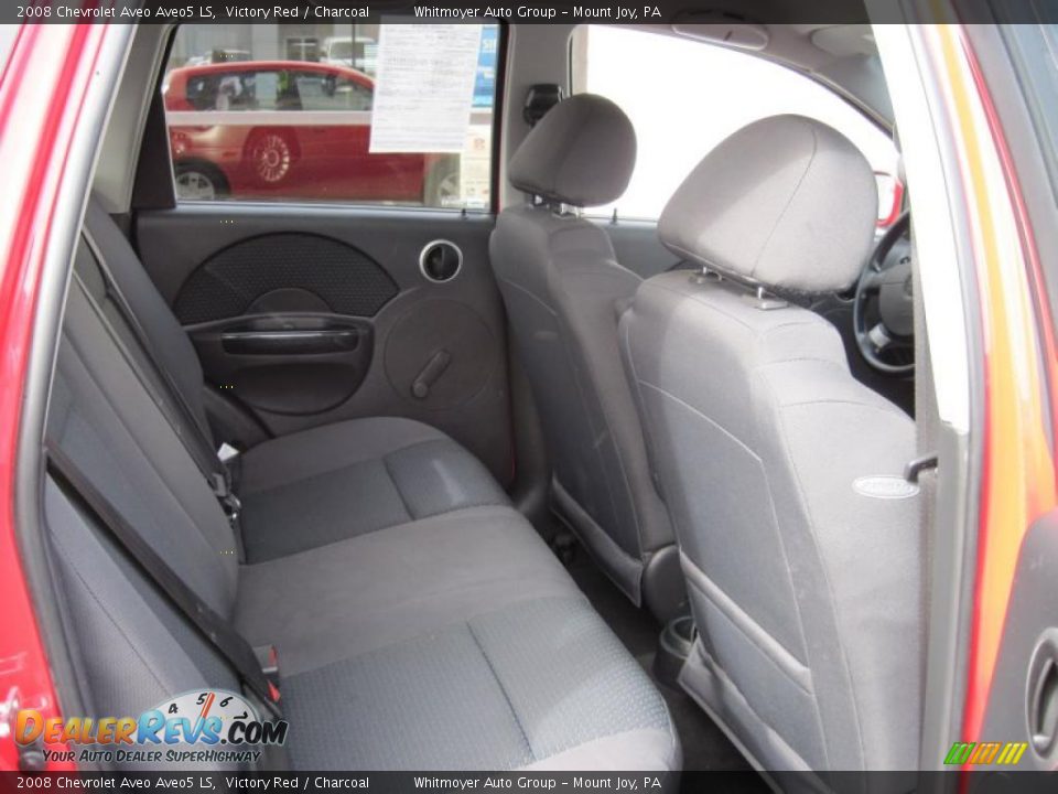 2008 Chevrolet Aveo Aveo5 LS Victory Red / Charcoal Photo #6