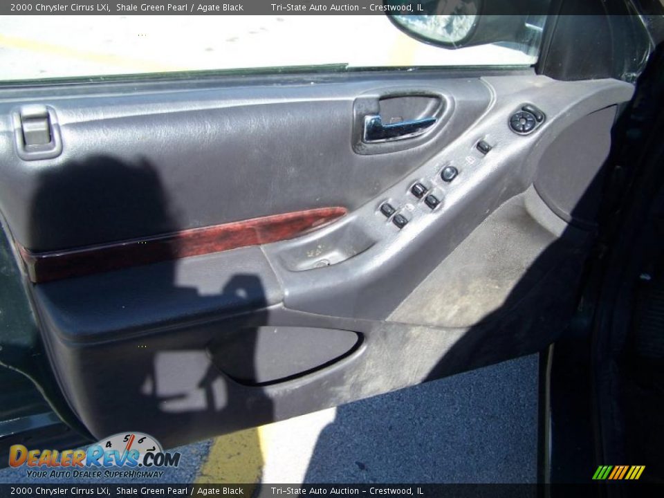 2000 Chrysler Cirrus LXi Shale Green Pearl / Agate Black Photo #14