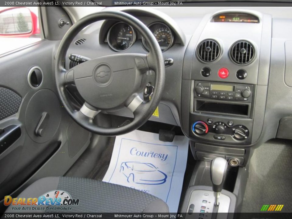 2008 Chevrolet Aveo Aveo5 LS Victory Red / Charcoal Photo #7