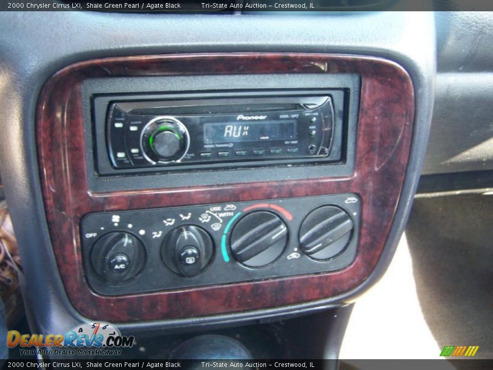2000 Chrysler Cirrus LXi Shale Green Pearl / Agate Black Photo #15