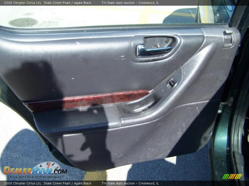 2000 Chrysler Cirrus LXi Shale Green Pearl / Agate Black Photo #19