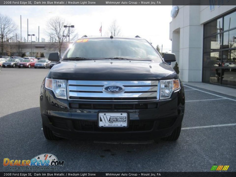 2008 Ford Edge SE Dark Ink Blue Metallic / Medium Light Stone Photo #2