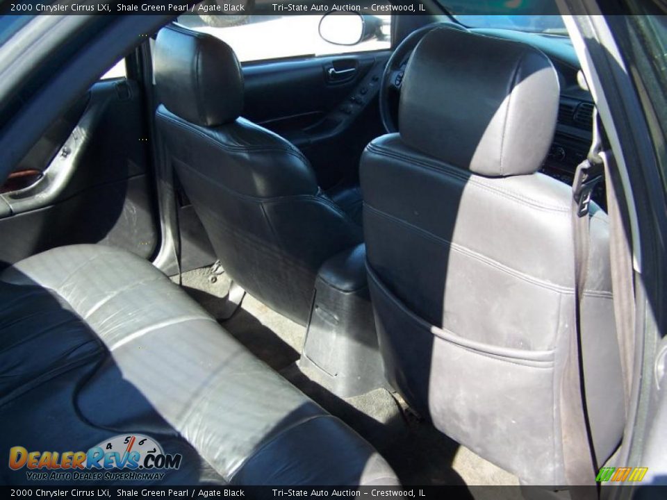 2000 Chrysler Cirrus LXi Shale Green Pearl / Agate Black Photo #20