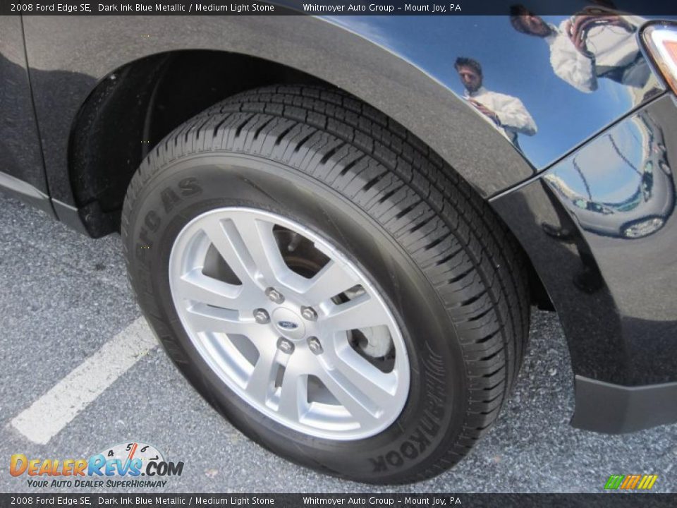 2008 Ford Edge SE Dark Ink Blue Metallic / Medium Light Stone Photo #4