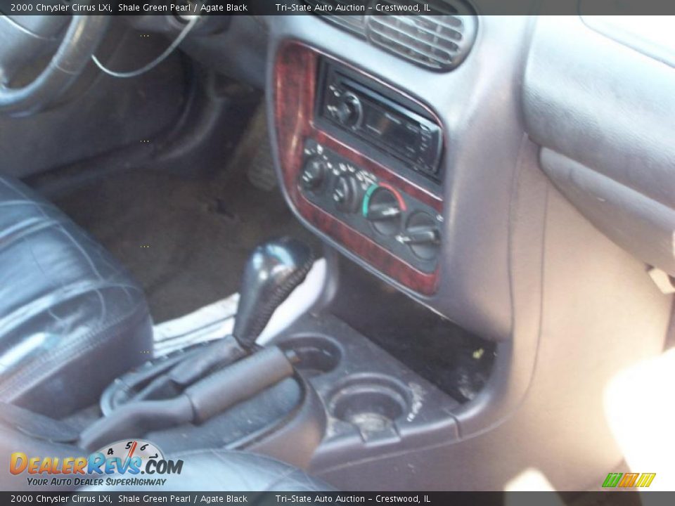 2000 Chrysler Cirrus LXi Shale Green Pearl / Agate Black Photo #24