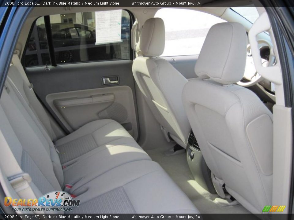 2008 Ford Edge SE Dark Ink Blue Metallic / Medium Light Stone Photo #6