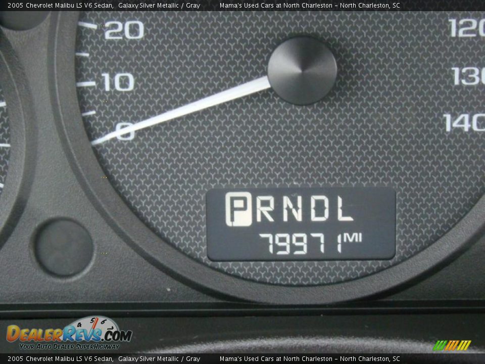 2005 Chevrolet Malibu LS V6 Sedan Galaxy Silver Metallic / Gray Photo #28