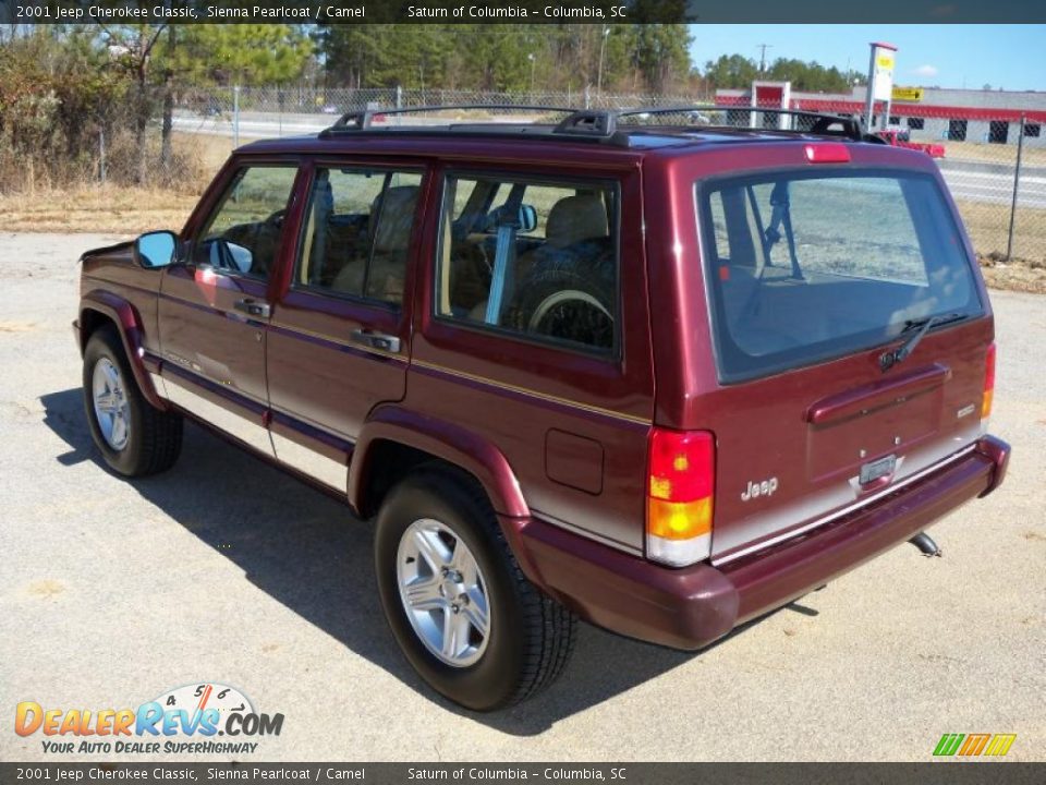 2001 Jeep Cherokee Classic Sienna Pearlcoat / Camel Photo #5