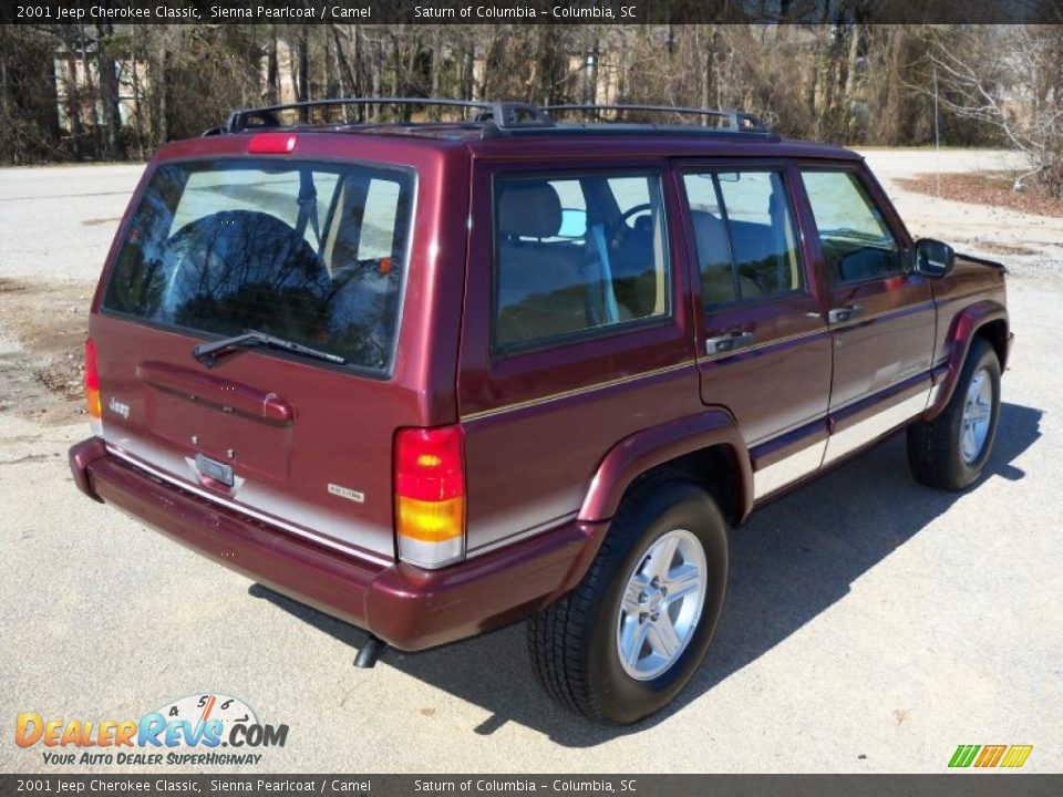 2001 Jeep Cherokee Classic Sienna Pearlcoat / Camel Photo #8