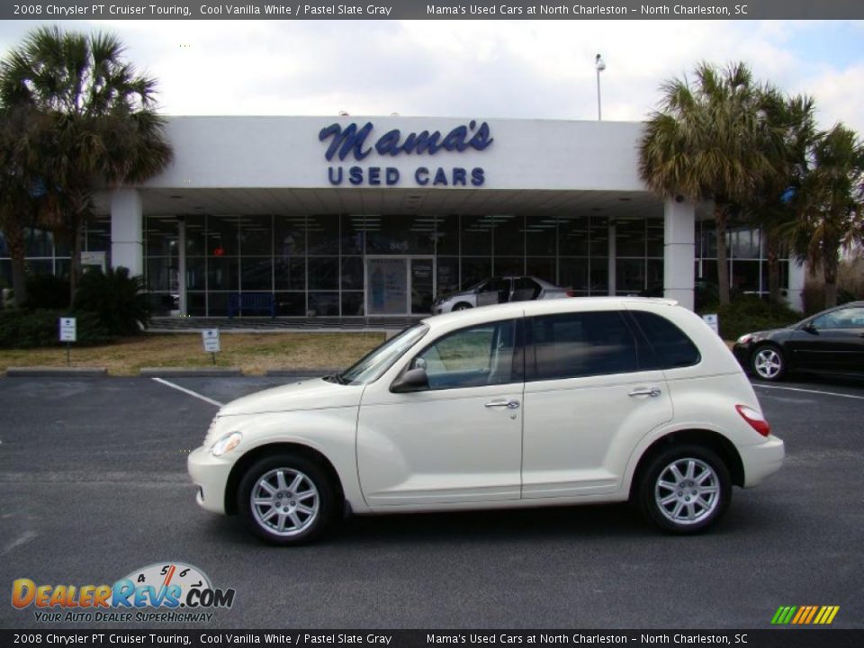 2008 Chrysler PT Cruiser Touring Cool Vanilla White / Pastel Slate Gray Photo #1