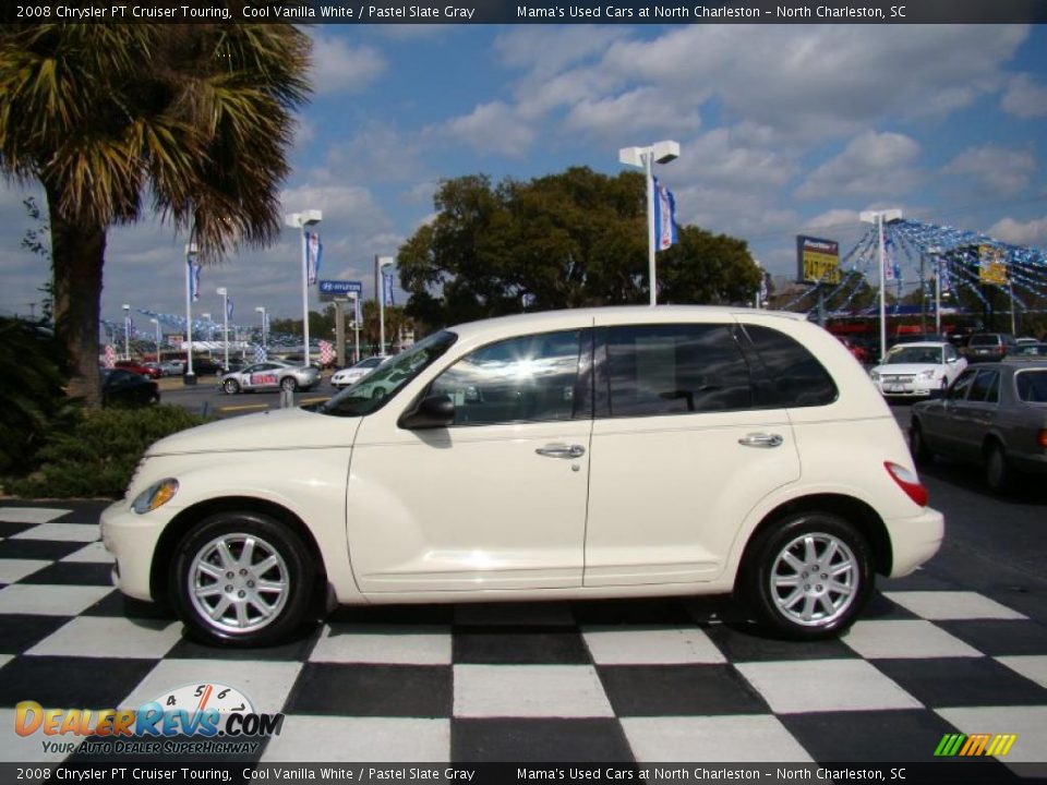 2008 Chrysler PT Cruiser Touring Cool Vanilla White / Pastel Slate Gray Photo #2