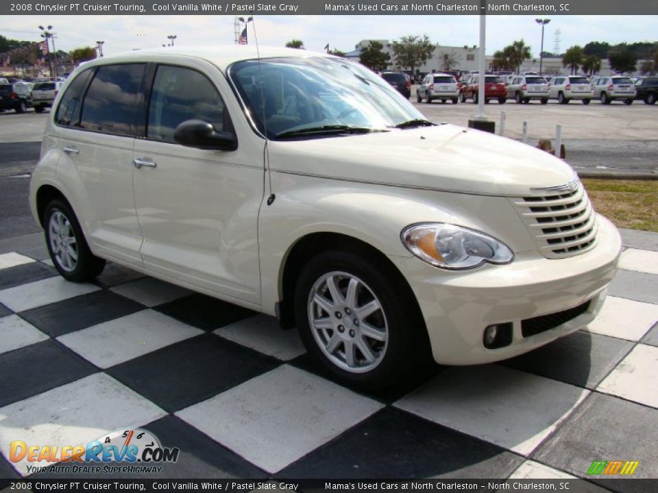 2008 Chrysler PT Cruiser Touring Cool Vanilla White / Pastel Slate Gray Photo #5