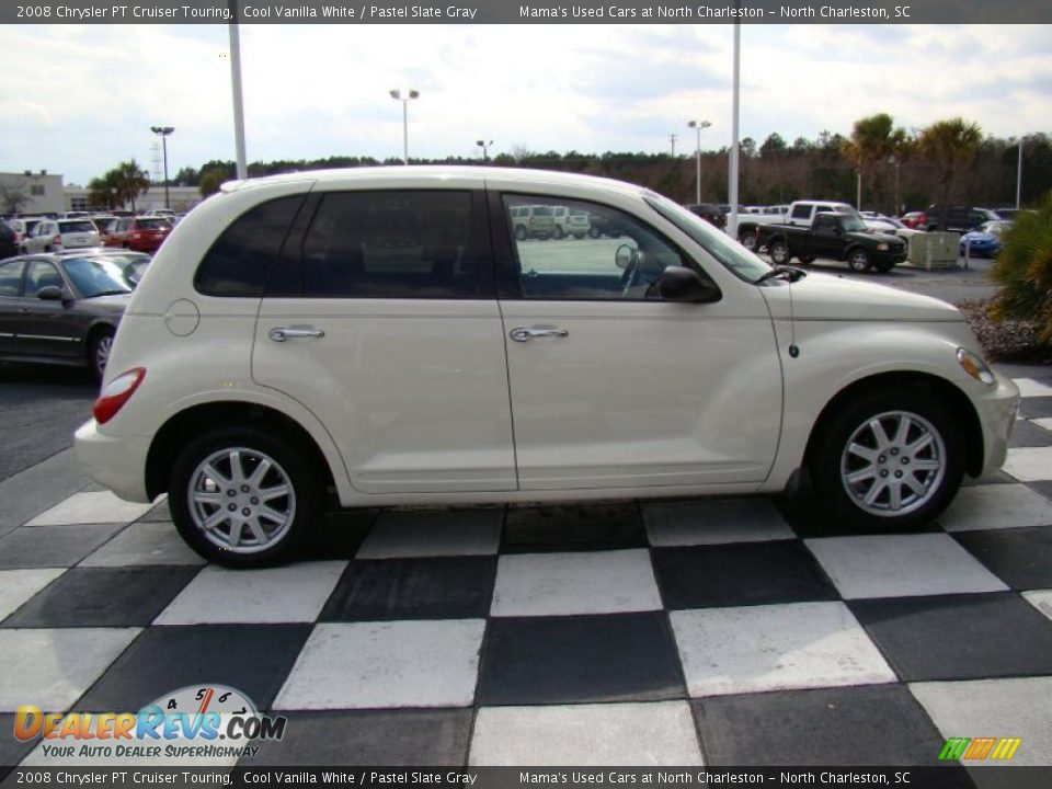 2008 Chrysler PT Cruiser Touring Cool Vanilla White / Pastel Slate Gray Photo #6