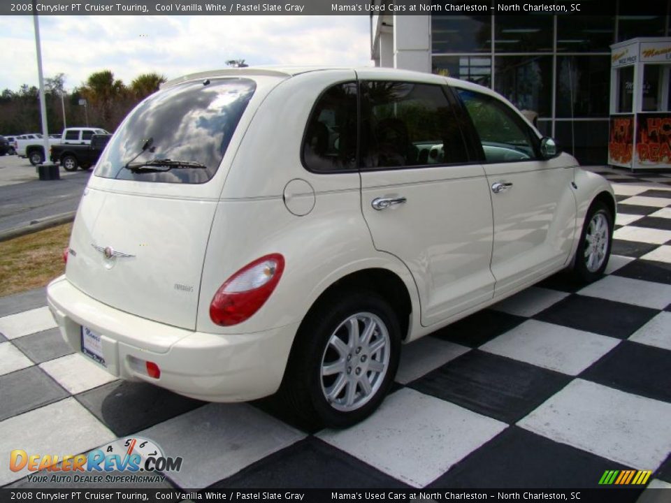 2008 Chrysler PT Cruiser Touring Cool Vanilla White / Pastel Slate Gray Photo #7