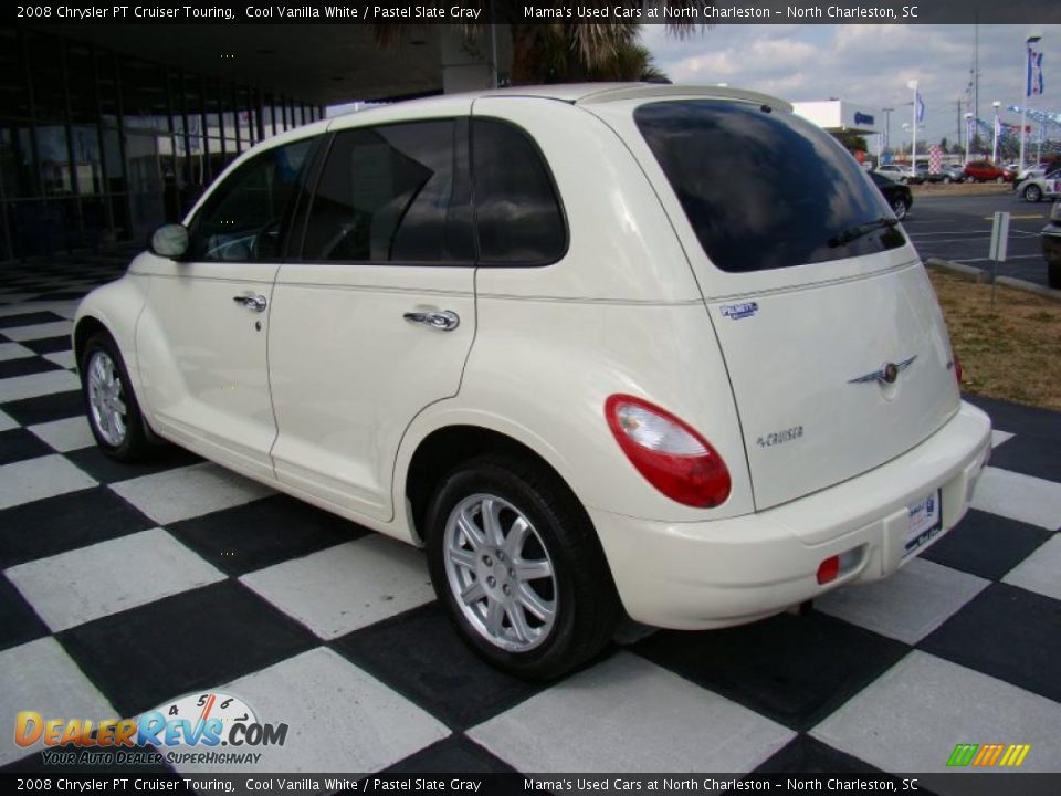 2008 Chrysler PT Cruiser Touring Cool Vanilla White / Pastel Slate Gray Photo #9
