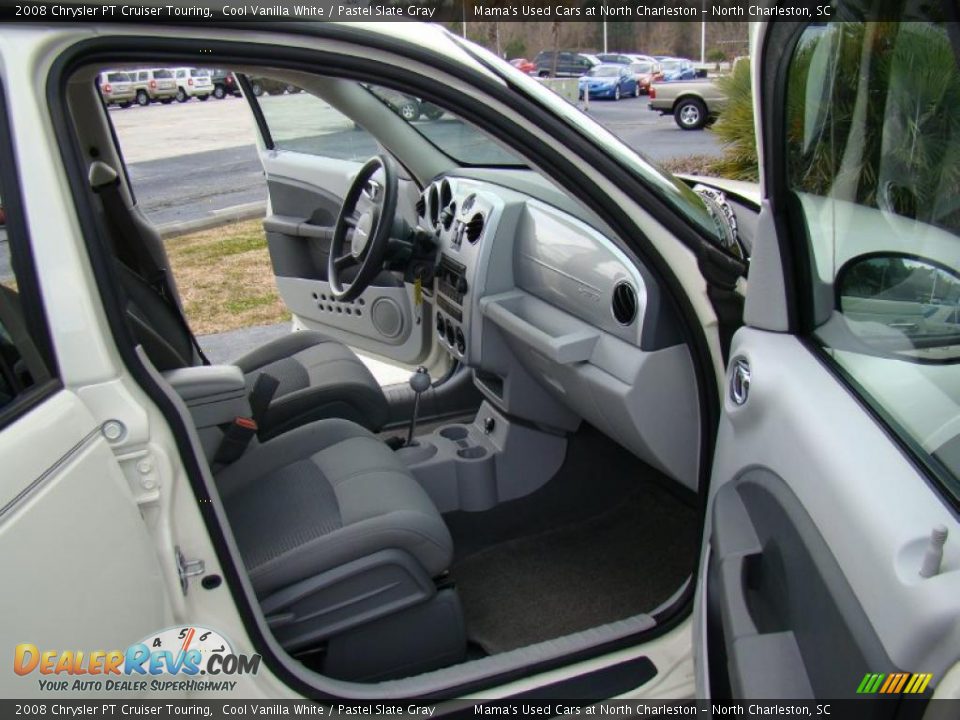 2008 Chrysler PT Cruiser Touring Cool Vanilla White / Pastel Slate Gray Photo #10