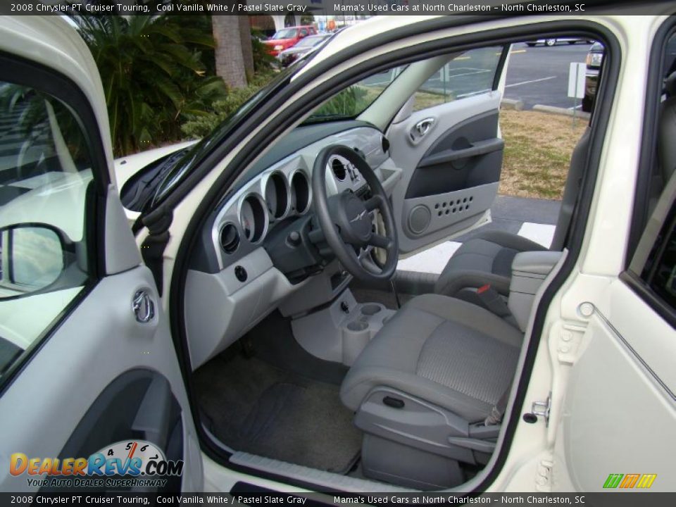 2008 Chrysler PT Cruiser Touring Cool Vanilla White / Pastel Slate Gray Photo #11