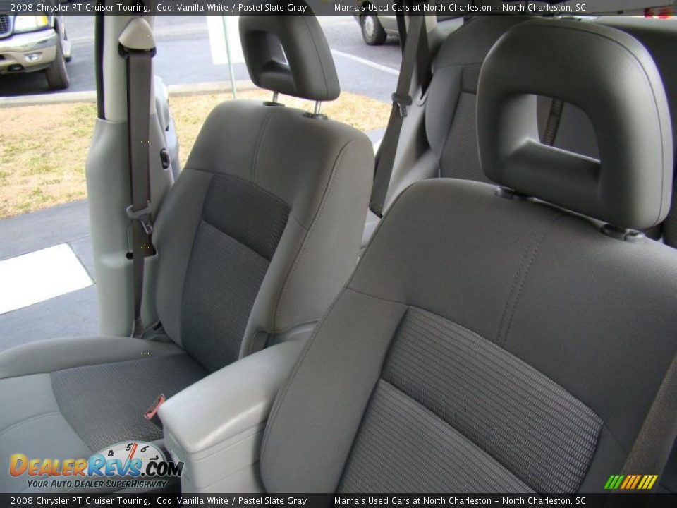 2008 Chrysler PT Cruiser Touring Cool Vanilla White / Pastel Slate Gray Photo #13