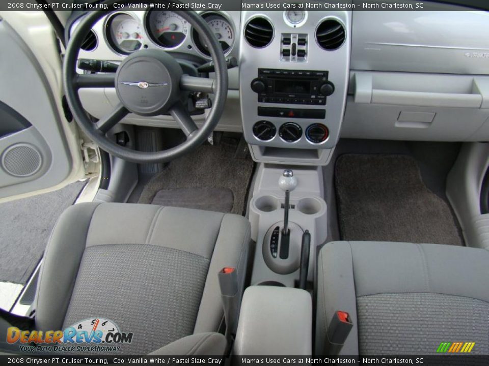 2008 Chrysler PT Cruiser Touring Cool Vanilla White / Pastel Slate Gray Photo #18