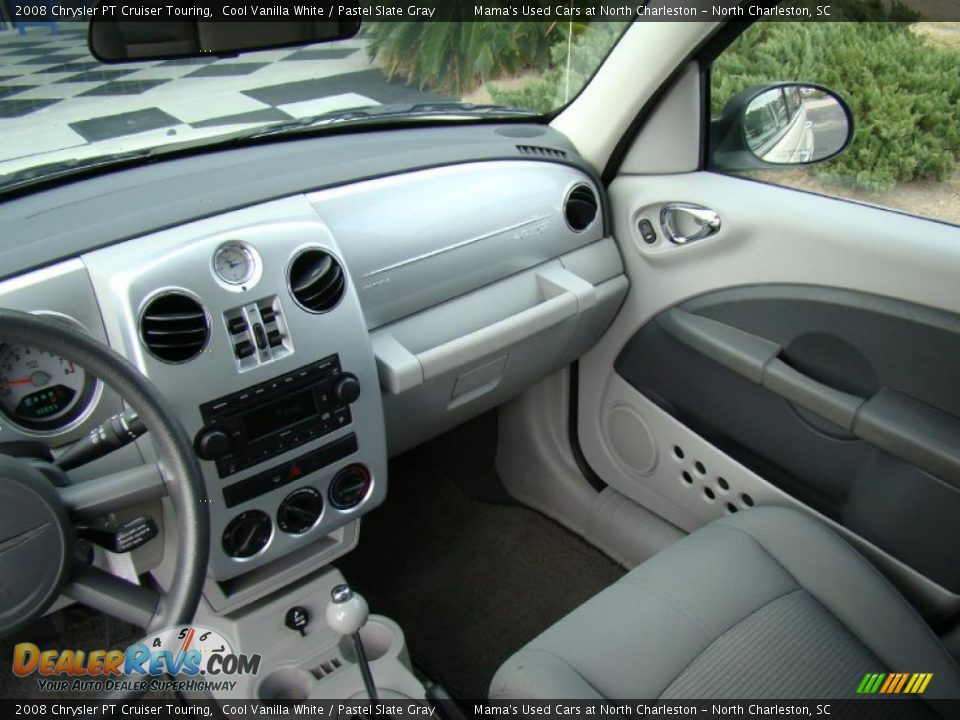 2008 Chrysler PT Cruiser Touring Cool Vanilla White / Pastel Slate Gray Photo #20