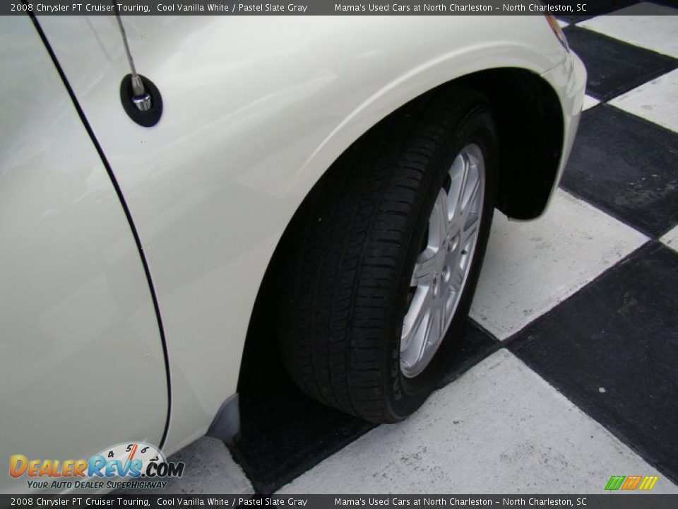 2008 Chrysler PT Cruiser Touring Cool Vanilla White / Pastel Slate Gray Photo #32