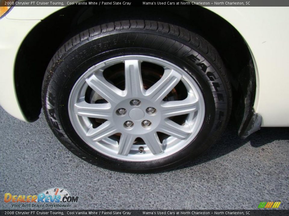 2008 Chrysler PT Cruiser Touring Cool Vanilla White / Pastel Slate Gray Photo #33