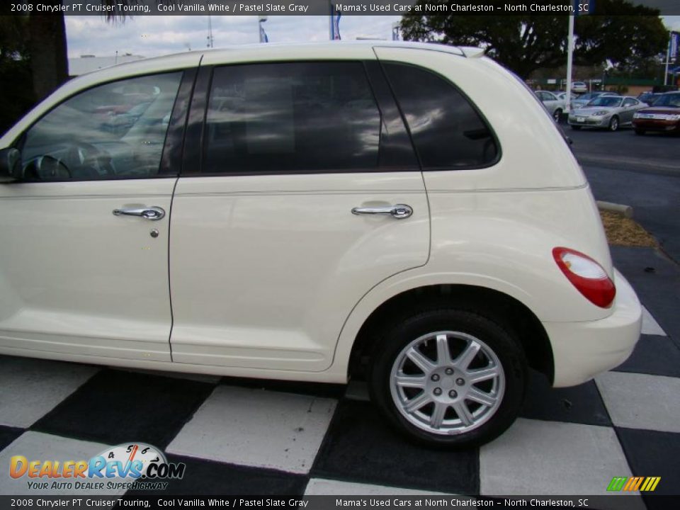 2008 Chrysler PT Cruiser Touring Cool Vanilla White / Pastel Slate Gray Photo #36