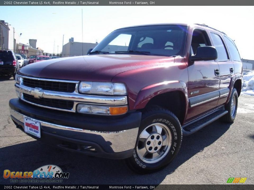 2002 Chevrolet Tahoe LS 4x4 Redfire Metallic / Tan/Neutral Photo #1