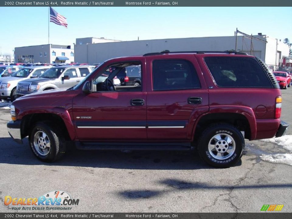 2002 Chevrolet Tahoe LS 4x4 Redfire Metallic / Tan/Neutral Photo #2