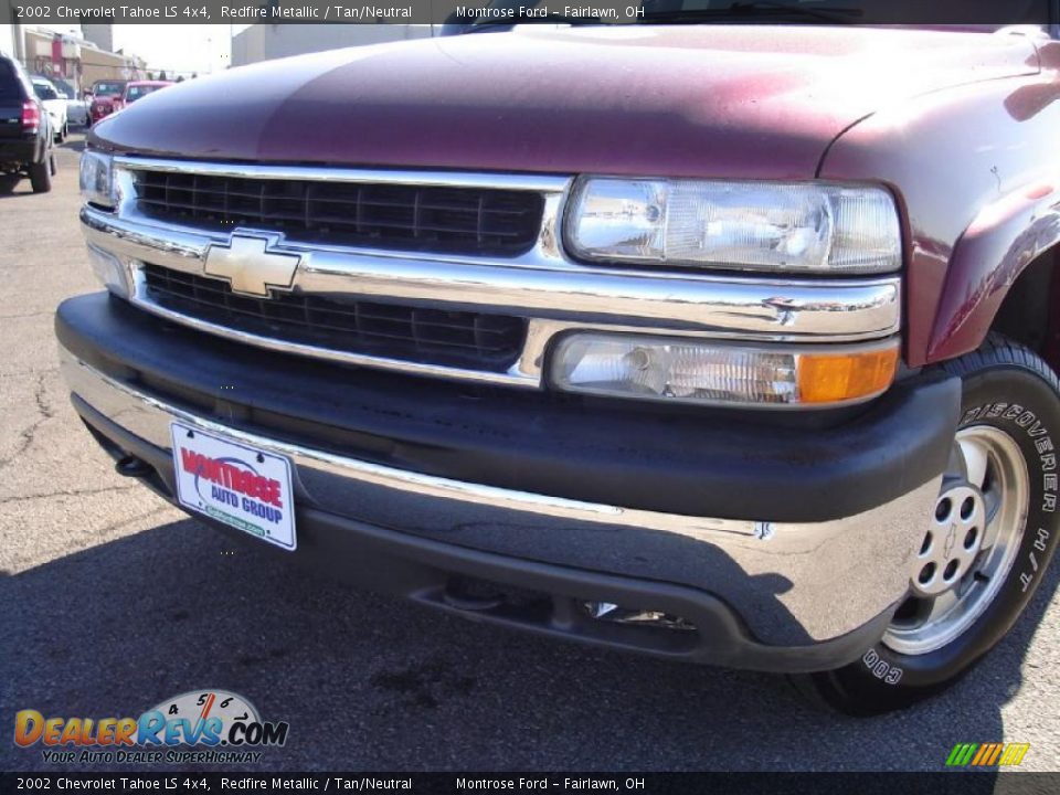 2002 Chevrolet Tahoe LS 4x4 Redfire Metallic / Tan/Neutral Photo #9