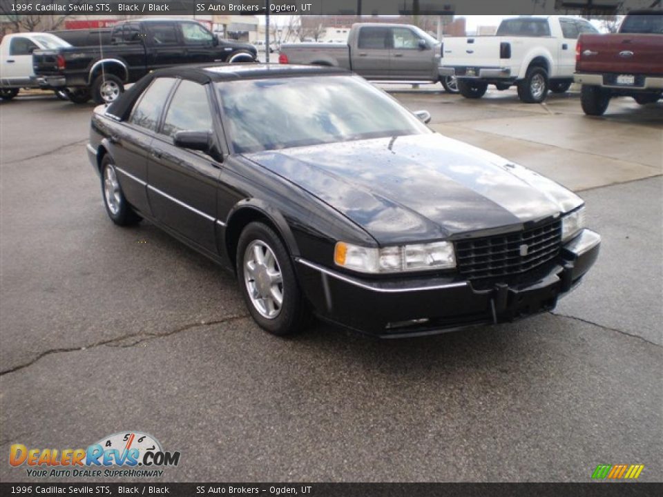 1996 Cadillac Seville STS Black / Black Photo #3
