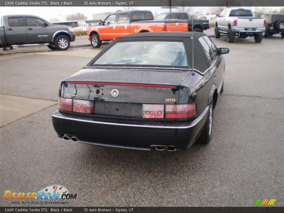1996 Cadillac Seville STS Black / Black Photo #5