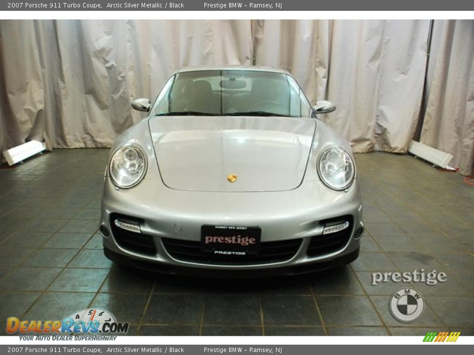 2007 Porsche 911 Turbo Coupe Arctic Silver Metallic / Black Photo #2