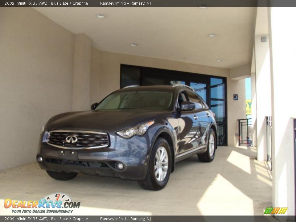 2009 Infiniti FX 35 AWD Blue Slate / Graphite Photo #1