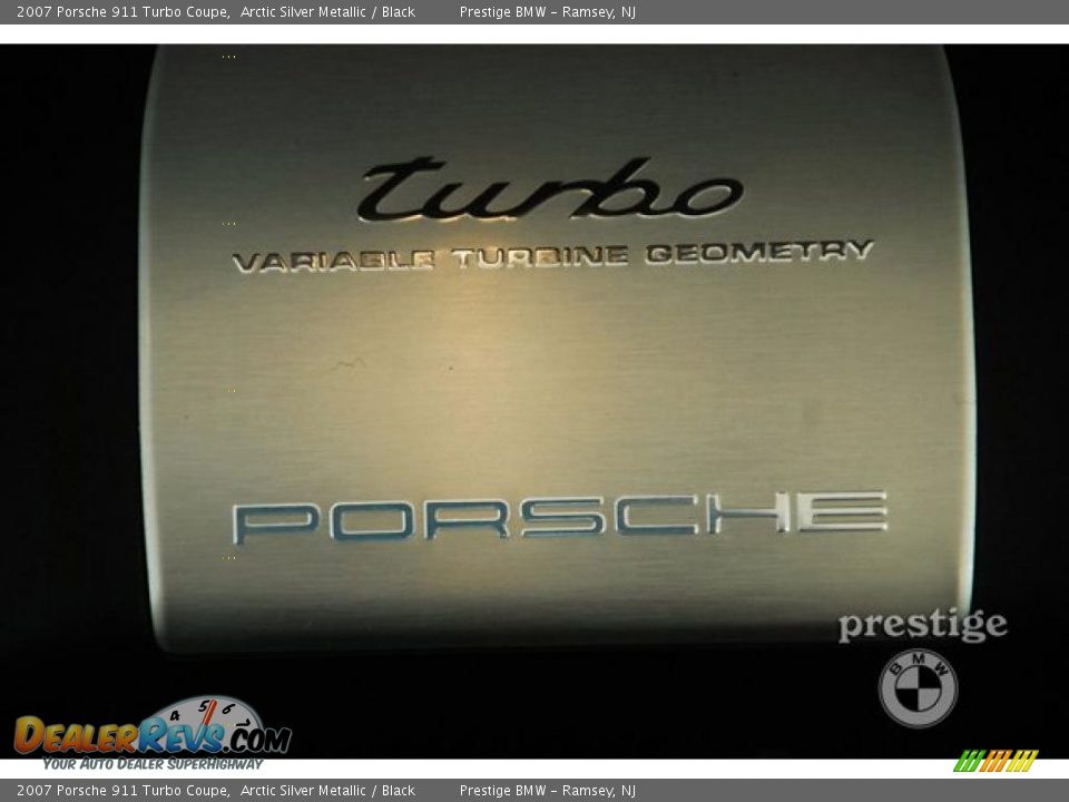 2007 Porsche 911 Turbo Coupe Arctic Silver Metallic / Black Photo #7