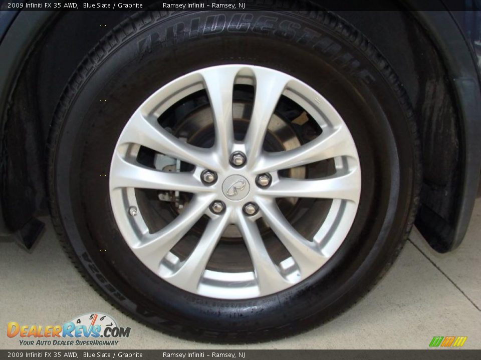 2009 Infiniti FX 35 AWD Blue Slate / Graphite Photo #4