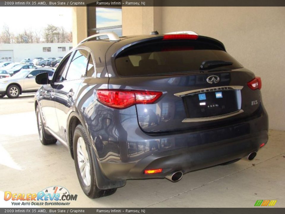 2009 Infiniti FX 35 AWD Blue Slate / Graphite Photo #5