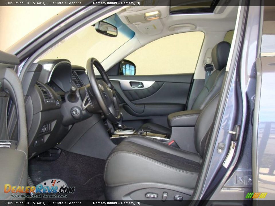 2009 Infiniti FX 35 AWD Blue Slate / Graphite Photo #8
