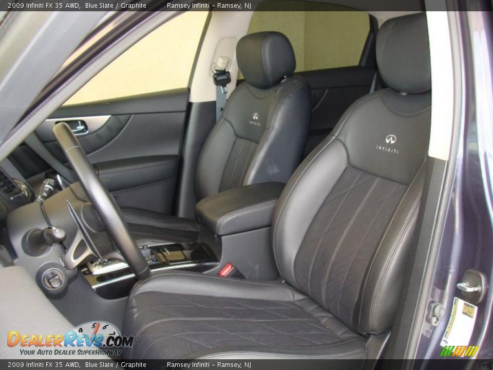 2009 Infiniti FX 35 AWD Blue Slate / Graphite Photo #10