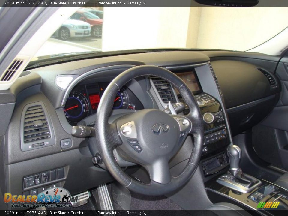 2009 Infiniti FX 35 AWD Blue Slate / Graphite Photo #11