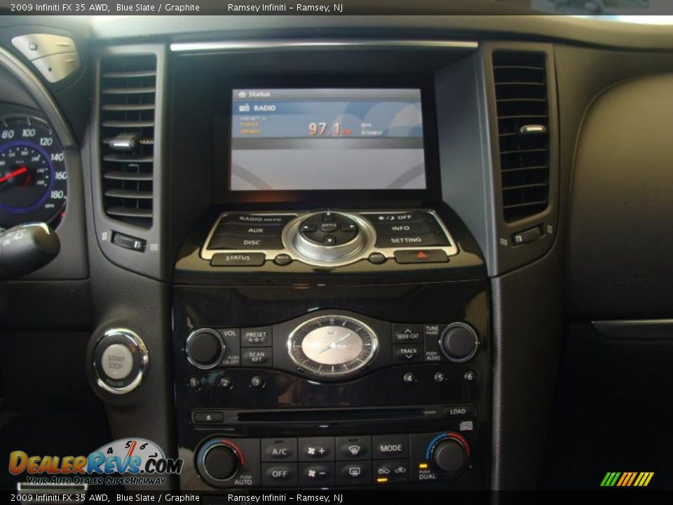 2009 Infiniti FX 35 AWD Blue Slate / Graphite Photo #12